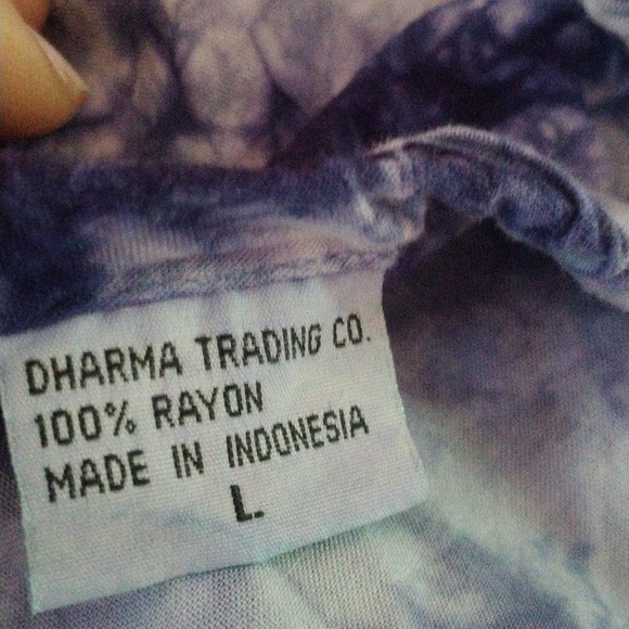 Tie dye elastic pull on midi skirt - Picture 2 of 3